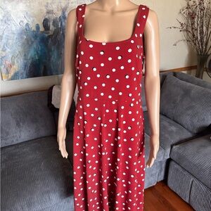 Love & Legend Red and White Polka Dot Garment